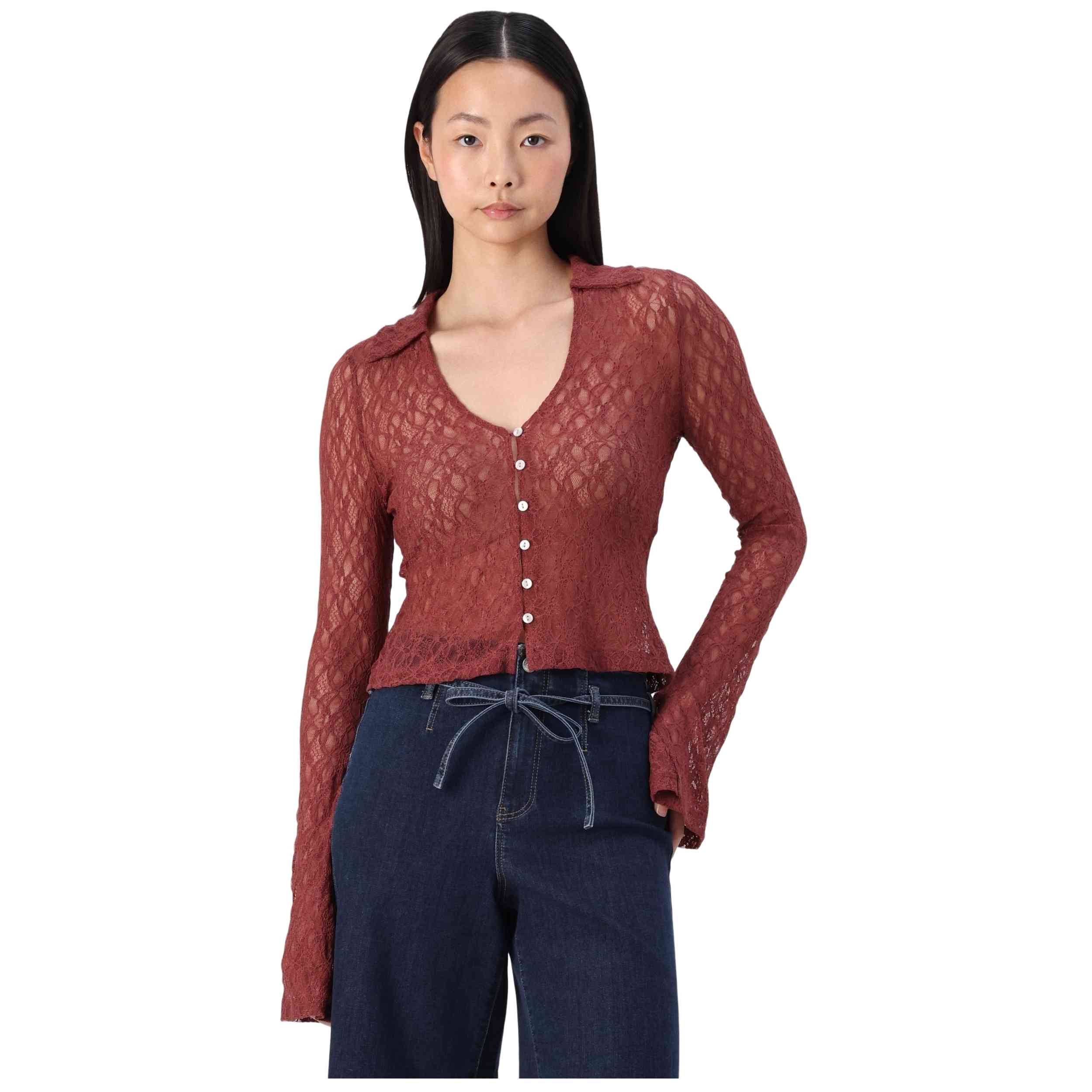 Only Jerseys Onlpusle Life Ls Lace mujer